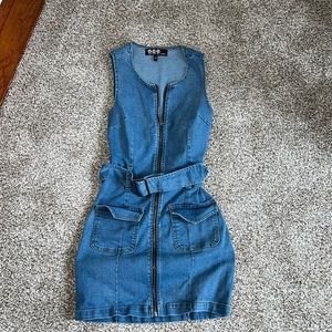 denim dress